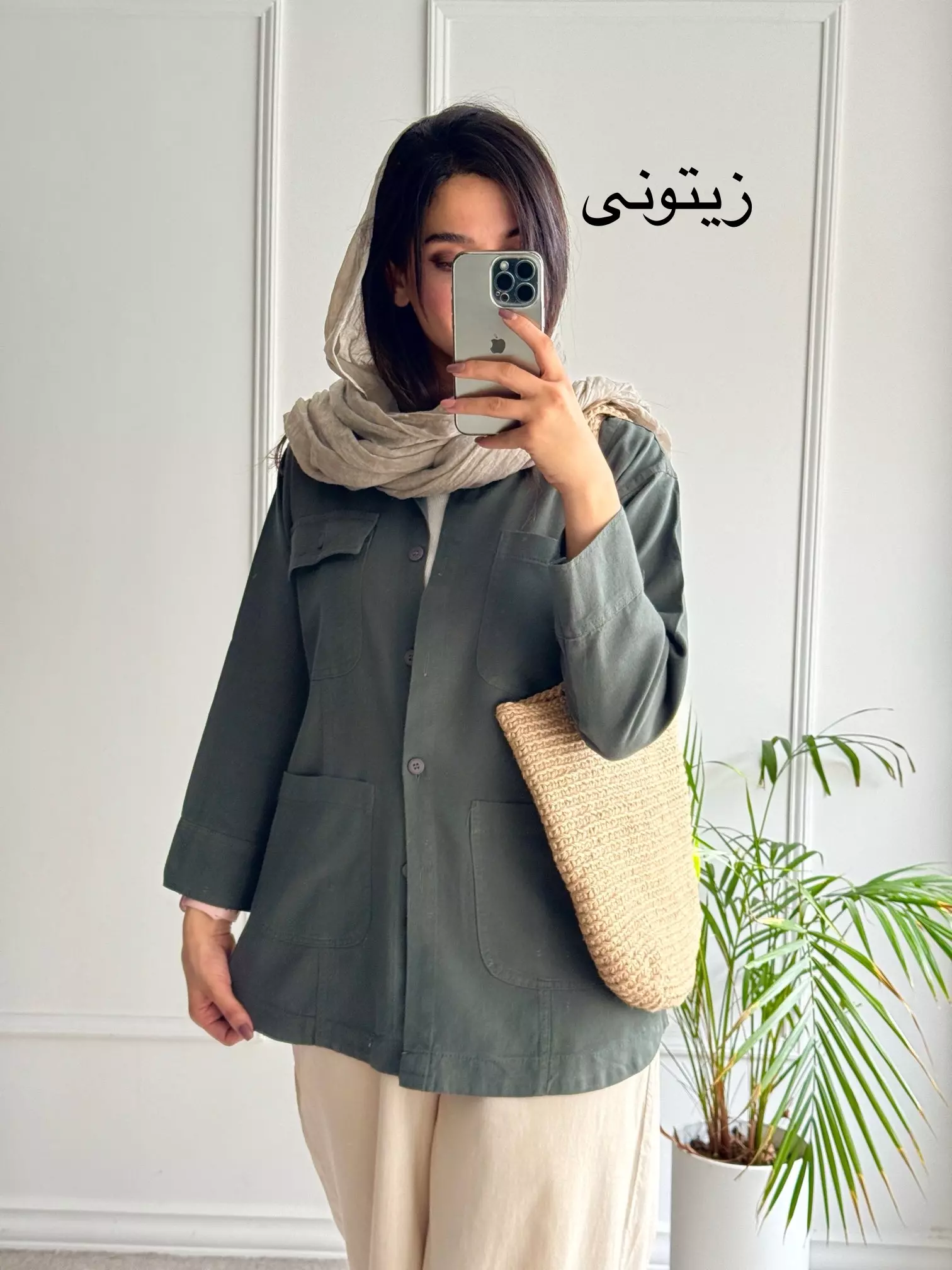 مانتو کتان آفتاب